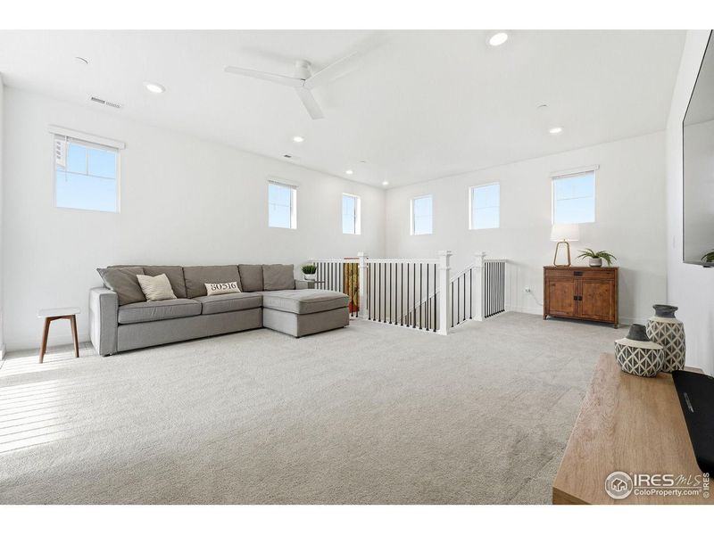Furnished interior view inside a new home in Sunset Village, Erie (Image 15). Furnished interior view inside a new home in Sunset Village, Erie (Image 15).
