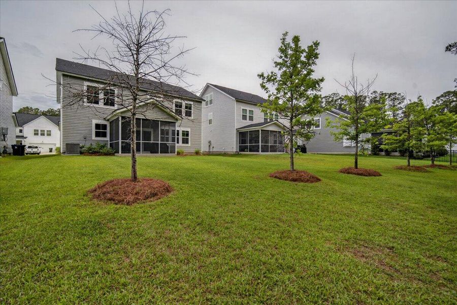 Exterior details and patio area of a home in Limehouse Village: Arbor Series, Summerville (Image 3).