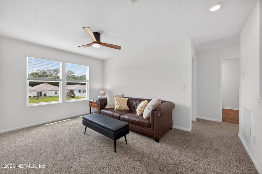 Furnished interior view inside a new home in Entrada, St. Augustine (Image 18).