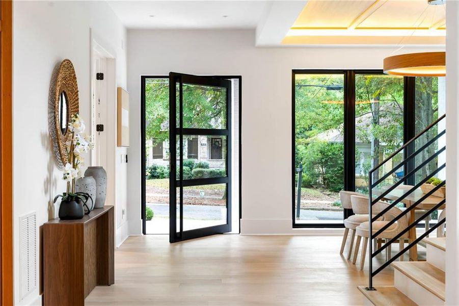 Furnished interior view inside a new home in , Atlanta (Image 5). Furnished interior view inside a new home in , Atlanta (Image 5).