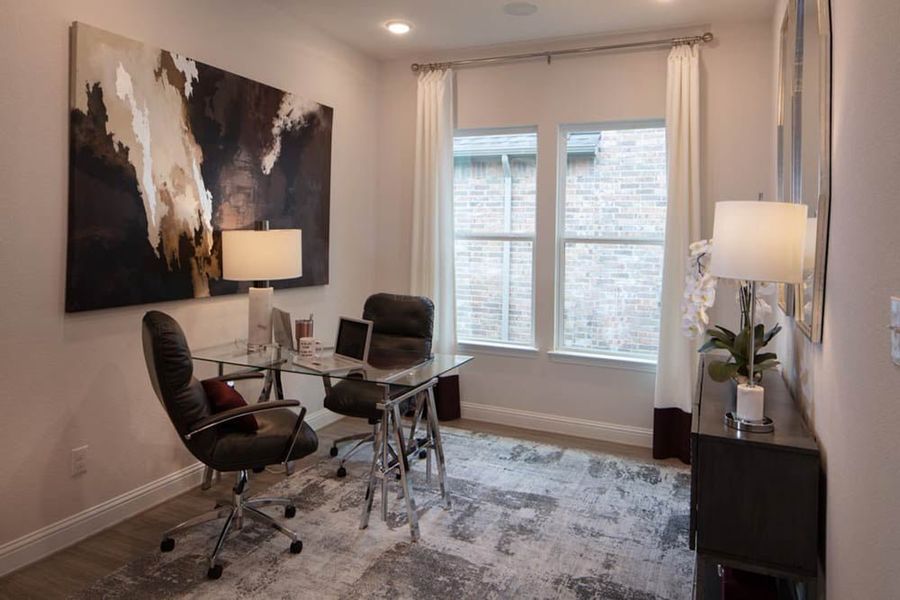 Representative furnished interior of a home built from the Merlot by Taylor Morrison in The Ridge at Northlake, Argyle (Image 14).