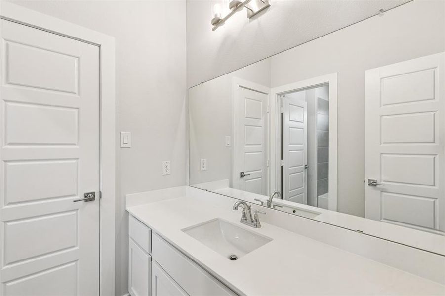 Furnished interior view inside a new home in Cross Creek Meadows, Celina (Image 15).