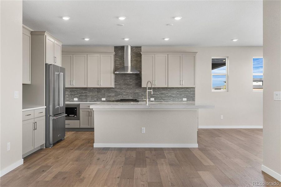 Furnished interior view inside a new home in Portrait at The Canyons, Castle Pines (Image 5).