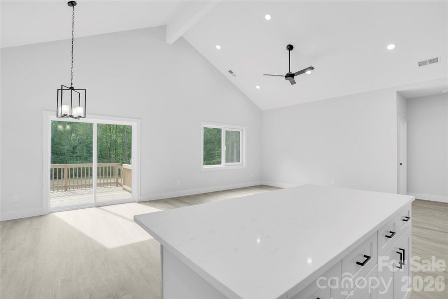 Spacious, unfurnished interior of a new home in , Bessemer City (Image 26).