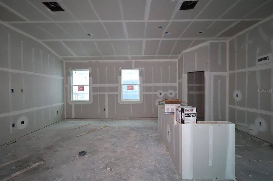 In-progress construction of a new home in Lake Star at Ovation, Winter Garden, FL (Image 6).