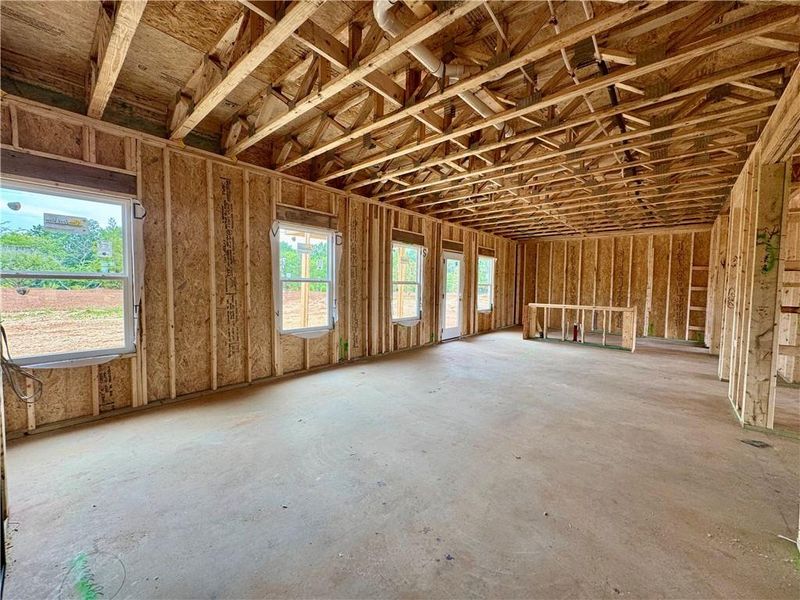 In-progress construction of a new home in Eastlyn Crossing, Flowery Branch, GA (Image 17). In-progress construction of a new home in Eastlyn Crossing, Flowery Branch, GA (Image 17).