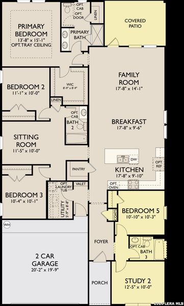 2D floor plan layout of this home in Nopal Valley, San Antonio, TX (Image 2). 2D floor plan layout of this home in Nopal Valley, San Antonio, TX (Image 2).