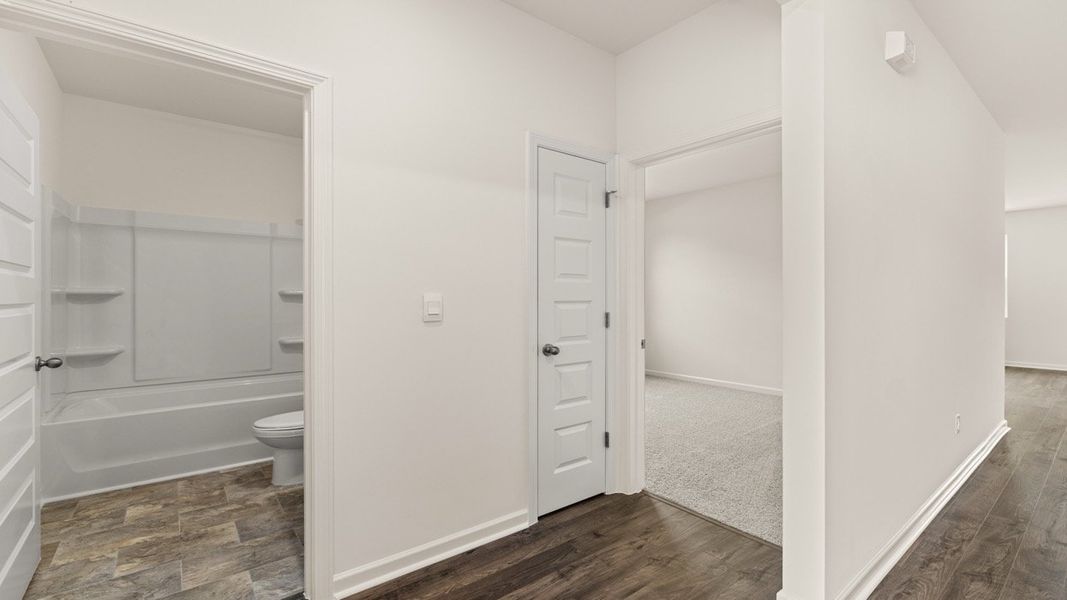 Representative unfurnished interior of a home built from the Macon by D.R. Horton in Poplar Preserve, Newnan (Image 7).