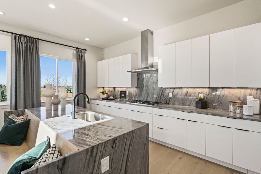 Representative furnished interior of a home built from the 4 by Trumark Homes in RainDance, Windsor (Image 10).
