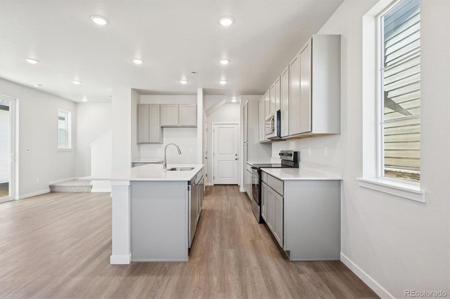 Furnished interior view inside a new home in Windler, Aurora (Image 5).