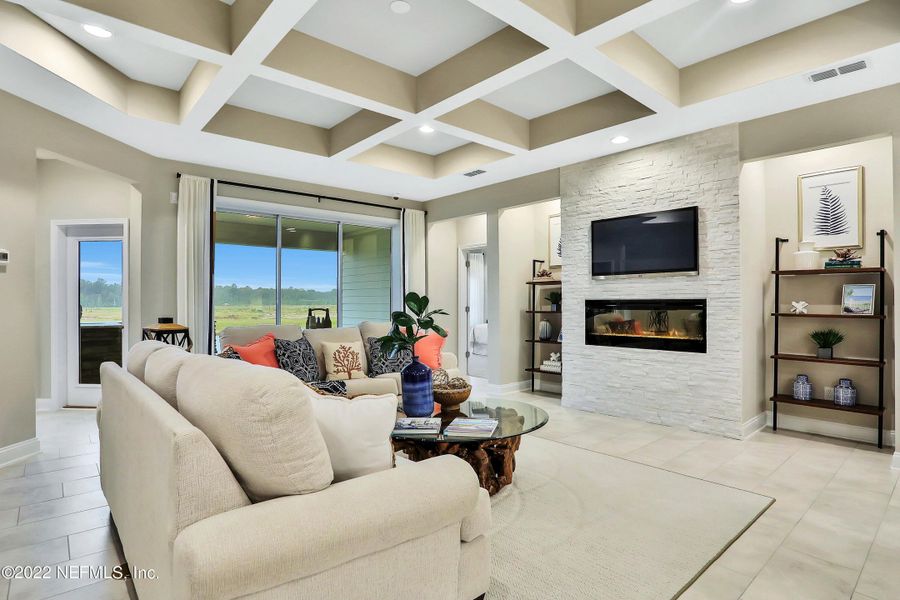 Furnished interior view inside a new home in Silver Landing at SilverLeaf, St. Augustine (Image 23).