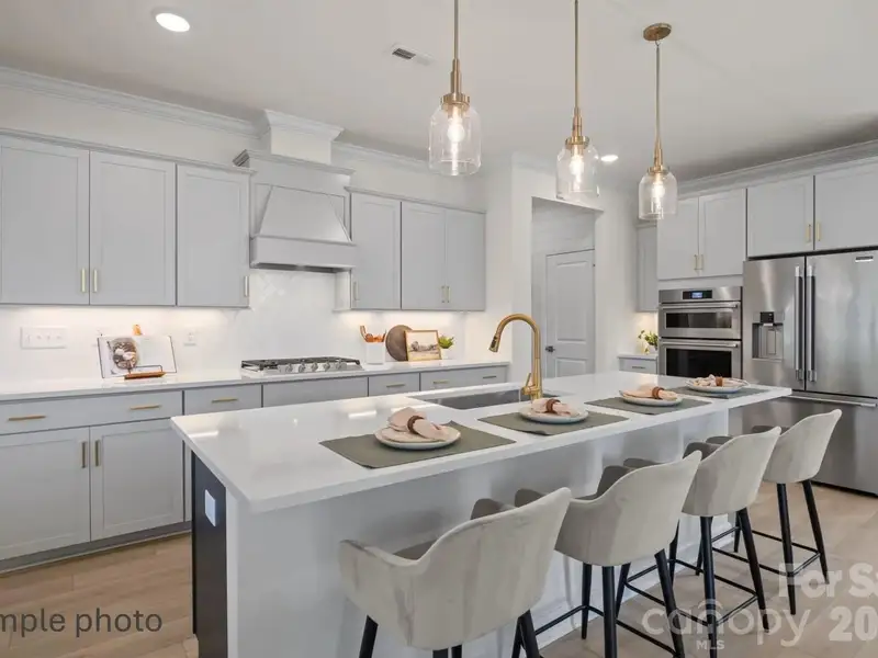 Furnished interior view inside a new home in Enclave at Belmont, Belmont (Image 4).