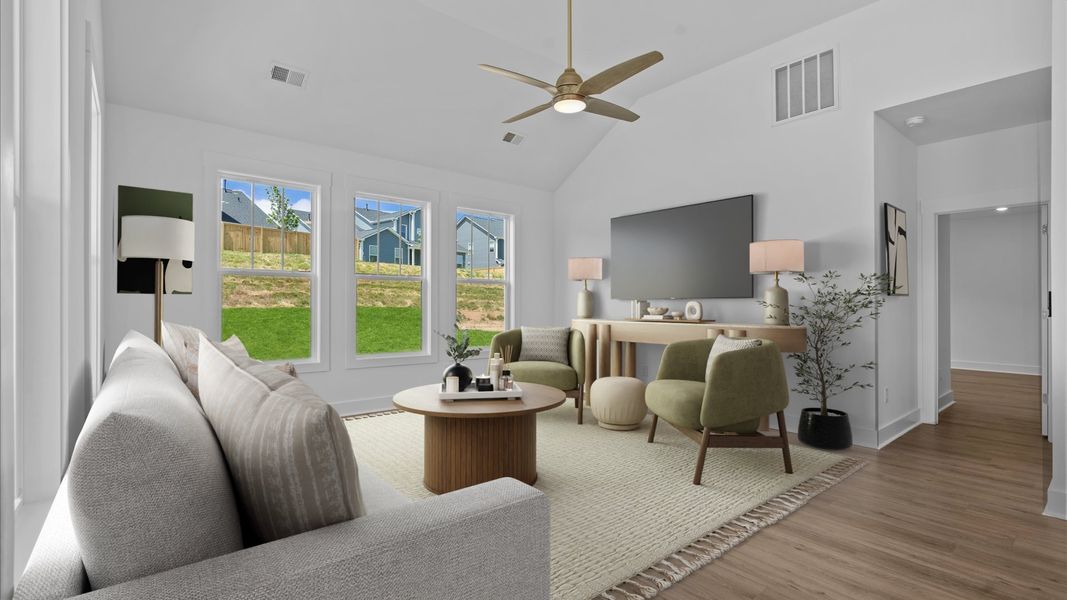 Representative furnished interior of a home built from the Oakleigh by DRB Homes in Rosemary Grove, Greenville (Image 11). Representative furnished interior of a home built from the Oakleigh by DRB Homes in Rosemary Grove, Greenville (Image 11).