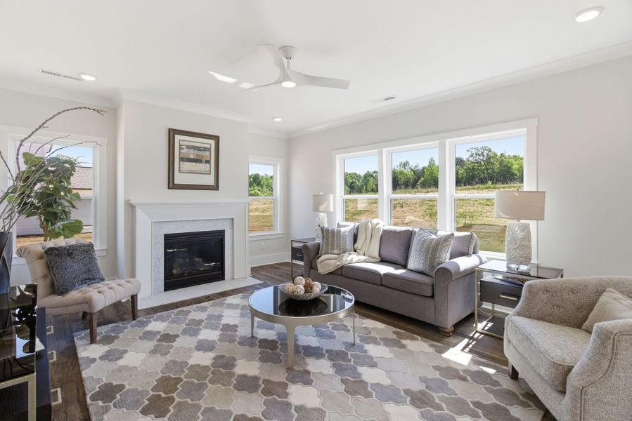 Furnished interior view inside a new home in Parc Northwest, Elon (Image 14).