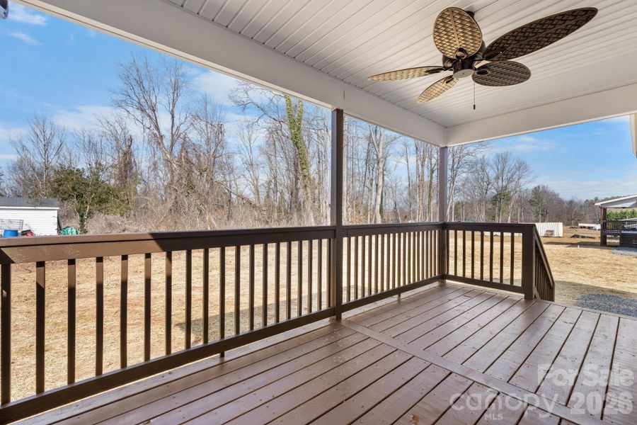 Exterior details and patio area of a home in , Morganton (Image 22).