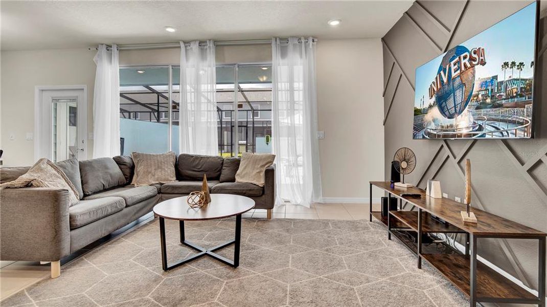 Furnished interior view inside a new home in , Davenport (Image 36).