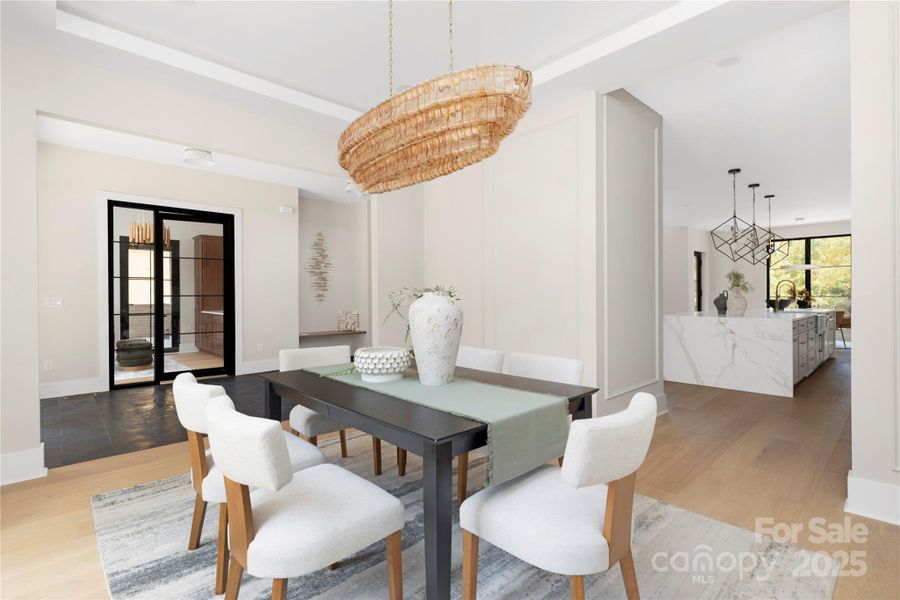 Furnished interior view inside a new home in , Weddington (Image 14).