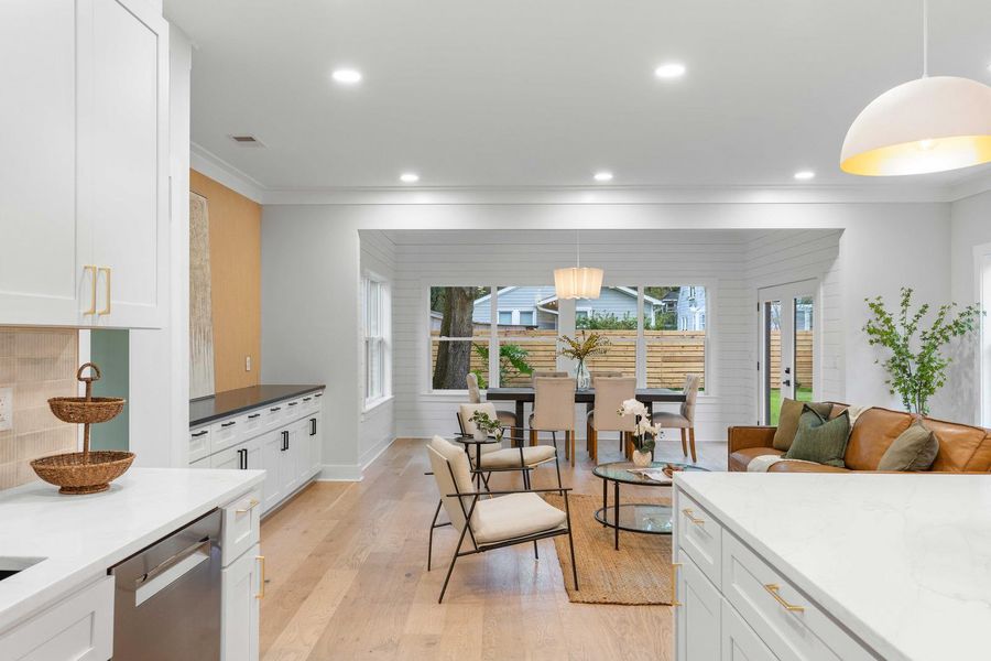 Furnished interior view inside a new home in , Charleston (Image 16).