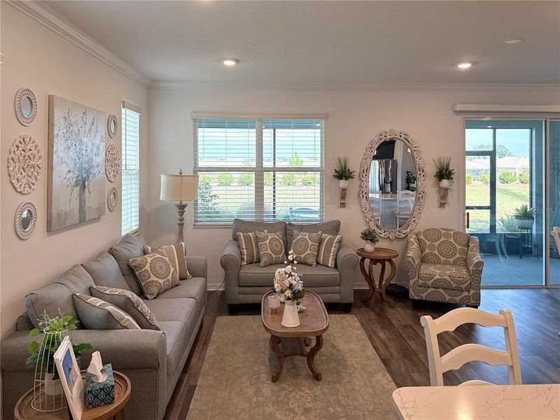 Furnished interior view inside a new home in , Ocala (Image 25).