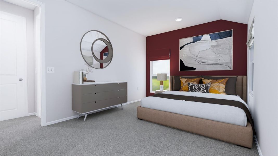 Furnished interior view inside a new home in Anniston, Katy (Image 2). Furnished interior view inside a new home in Anniston, Katy (Image 2).