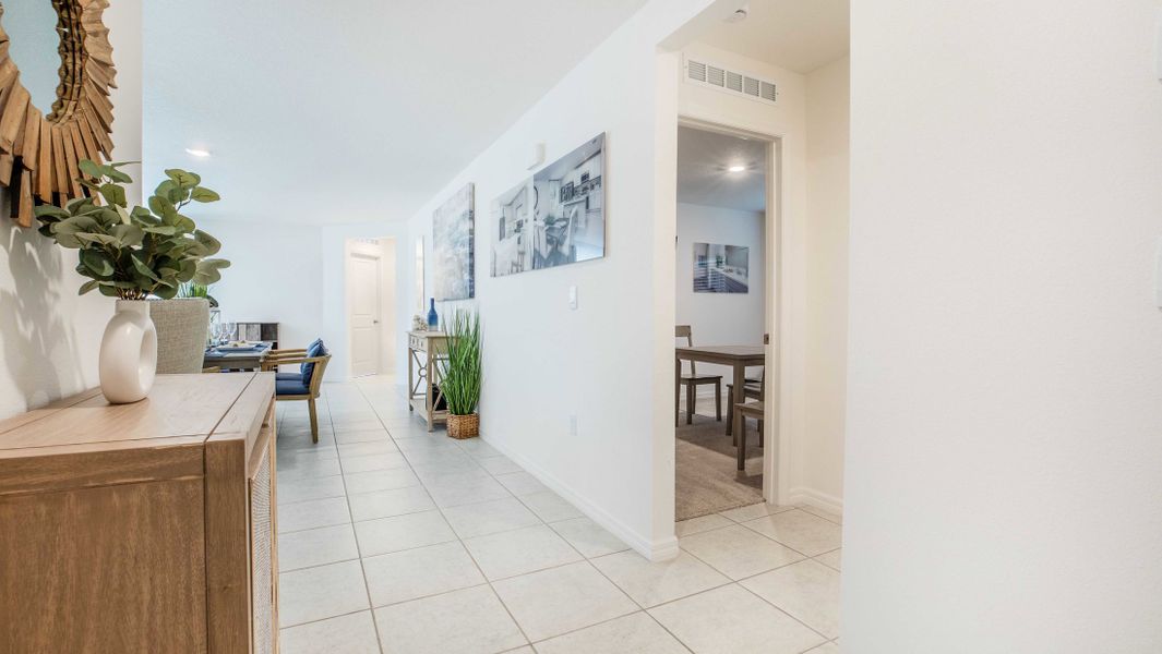 Representative furnished interior of a home built from the Marigold by Maronda Homes in North Port, North Port (Image 9).