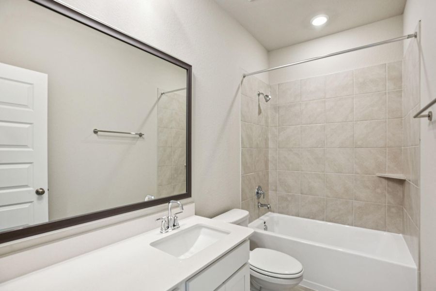 Furnished interior view inside a new home in Kemah Crossing - Luxe Series, Kemah (Image 13).