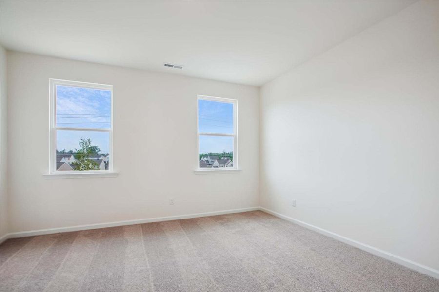 Spacious, unfurnished interior of a new home in The Parc Townes at Wendell, Wendell (Image 33). Spacious, unfurnished interior of a new home in The Parc Townes at Wendell, Wendell (Image 33).