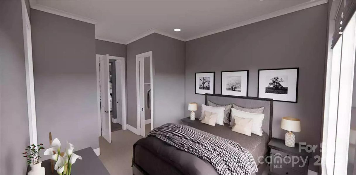 Furnished interior view inside a new home in , Denver (Image 24).