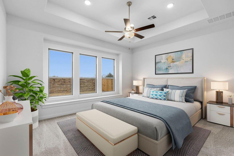 Primary Bedroom - Virtually Staged