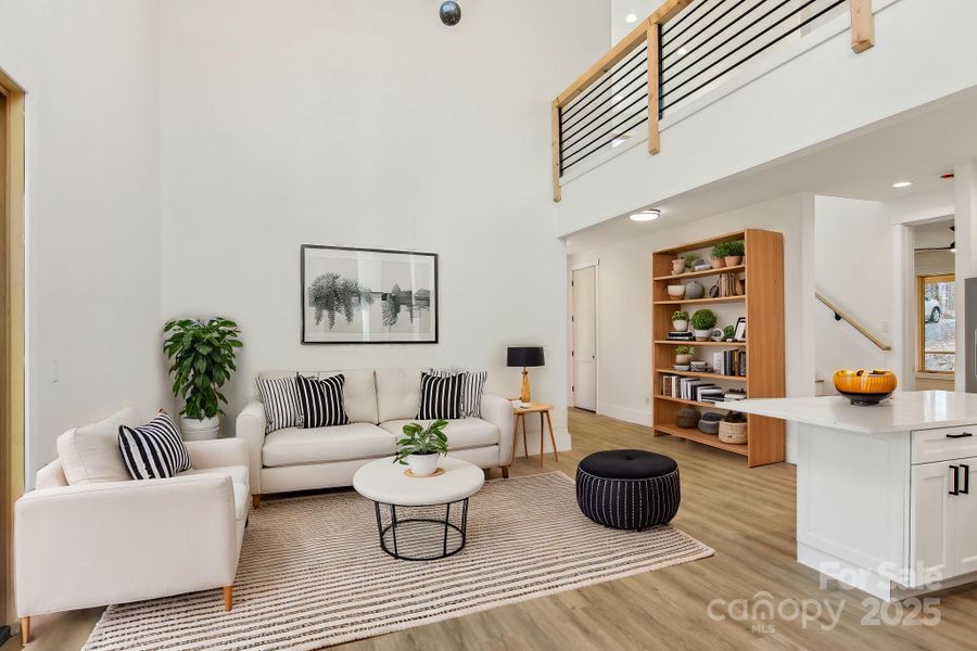 Furnished interior view inside a new home in , Lake Toxaway (Image 5). Furnished interior view inside a new home in , Lake Toxaway (Image 5).