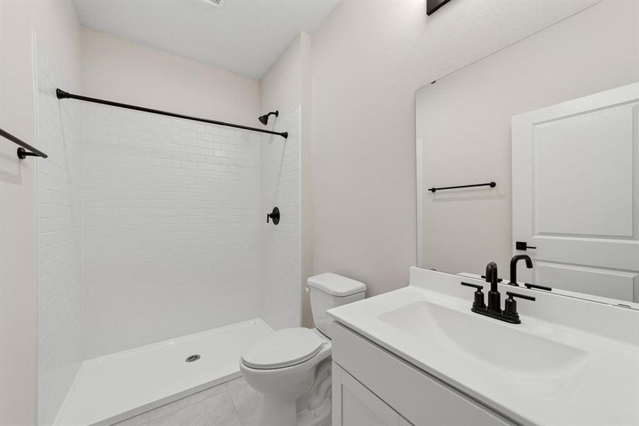 Furnished interior view inside a new home in Aspire at Noble Ridge, Howe (Image 24).