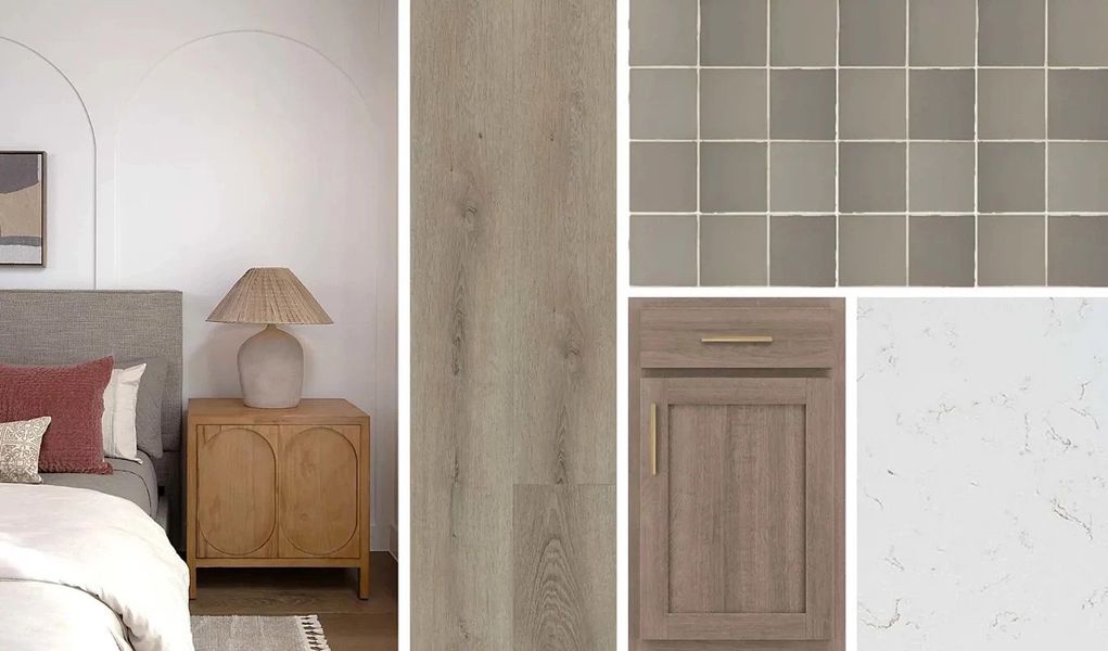 Interior Design Finishes: AW Collection® Laguna - Artful Coastal Ranch. Options may vary.