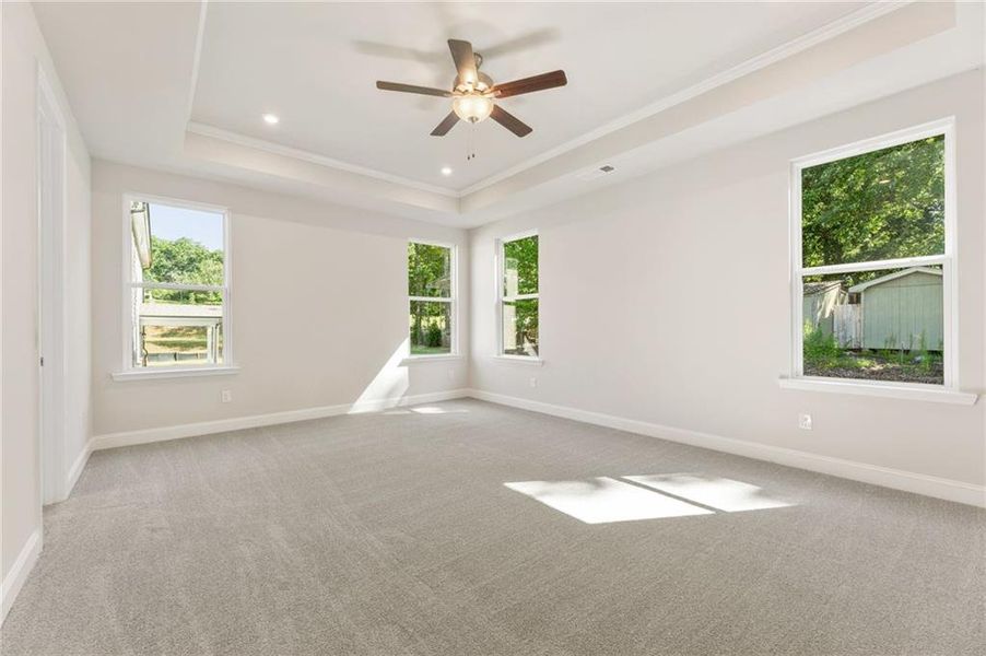 Spacious, unfurnished interior of a new home in Melody Lakeside Estates, Buford (Image 20). Spacious, unfurnished interior of a new home in Melody Lakeside Estates, Buford (Image 20).