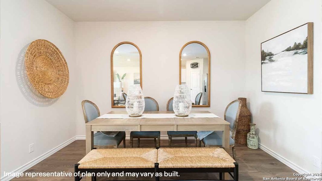 Furnished interior view inside a new home in Brookstone Creek, San Antonio (Image 5).