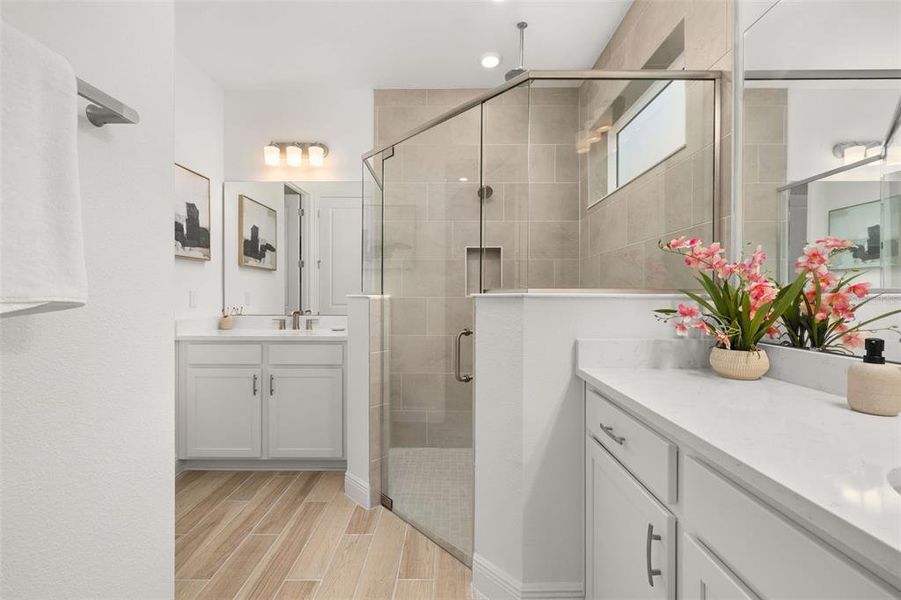 Furnished interior view inside a new home in Green Key Village, Lady Lake (Image 13).