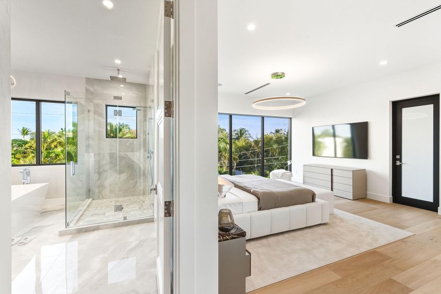 Furnished interior view inside a new home in , Boca Raton (Image 7).