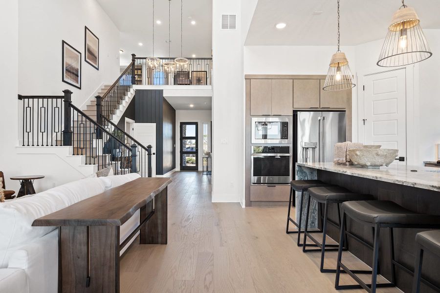 Furnished interior view inside a new home in Lagos Reserve, Manor (Image 7).