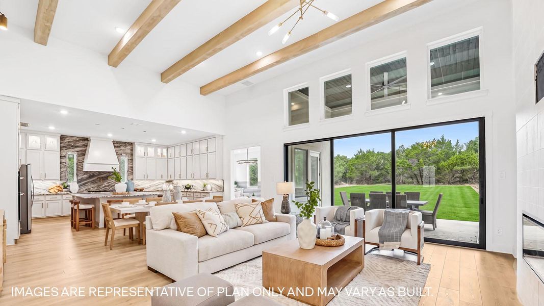 Representative furnished interior of a home built from the The Bremond by D.R. Horton in Sola Vista at West Cypress Hills, Briarcliff (Image 8).