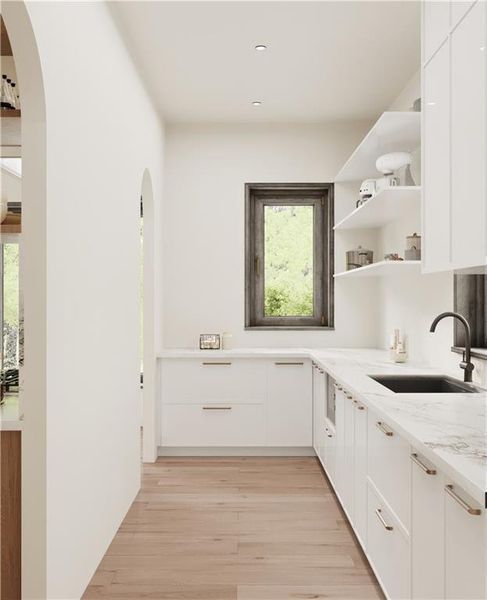Furnished interior view inside a new home in , Alpharetta (Image 8).