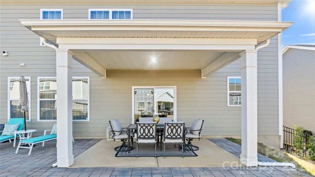 Exterior details and patio area of a home in Sylvan Creek, Denver (Image 26).