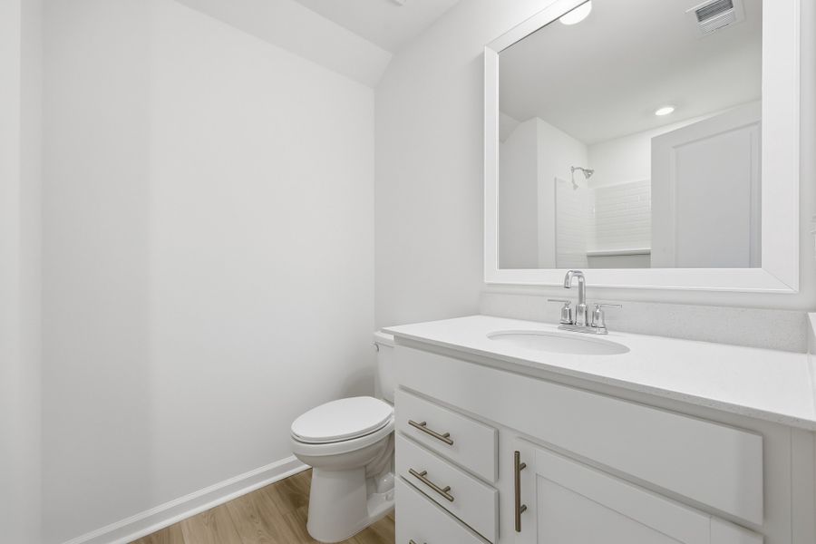 Representative furnished interior of a home built from the Driftwood II by Great Southern Homes in Ashrei, Gaston (Image 21).