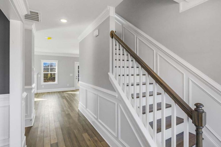 Representative unfurnished interior of a home built from the Drayton by Caviness & Cates Communities in Bartlett Manor, Youngsville (Image 64).
