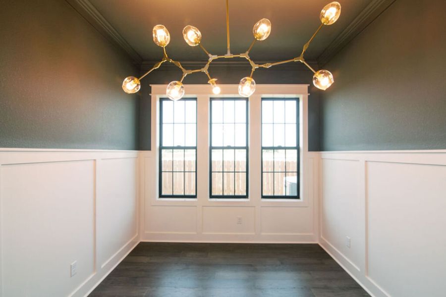 Representative unfurnished interior of a home built from the The Julia by Reece Homes in Pebble Creek, College Station (Image 61).