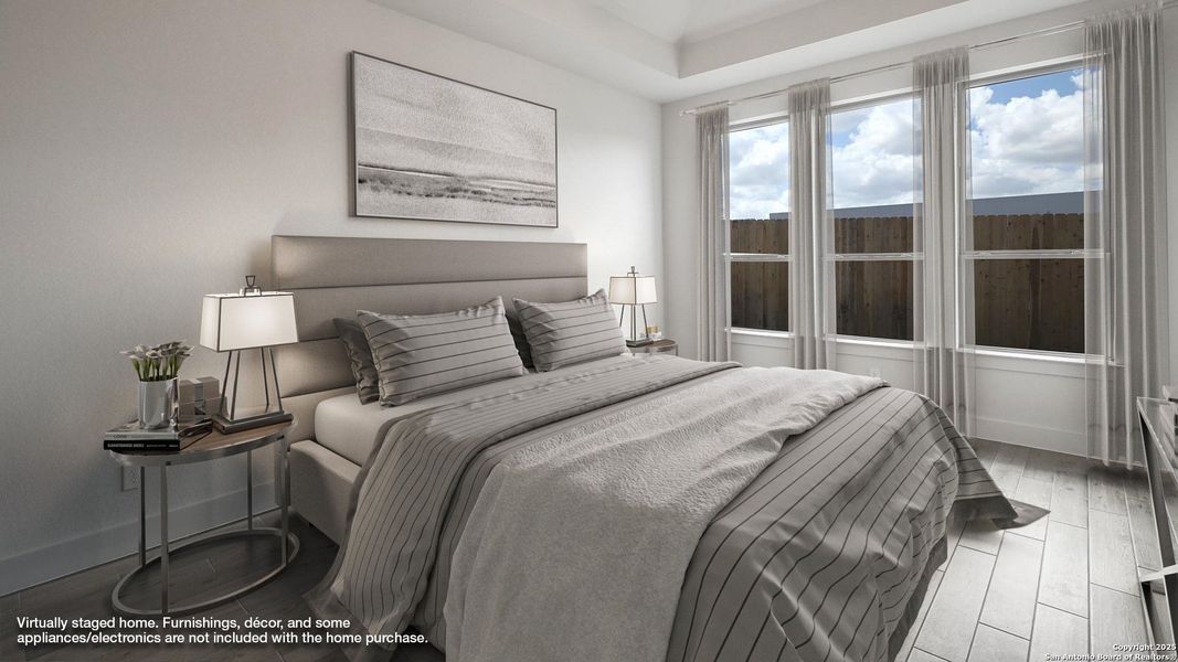 Furnished interior view inside a new home in Cibolo Valley Heights 65', Cibolo (Image 14).