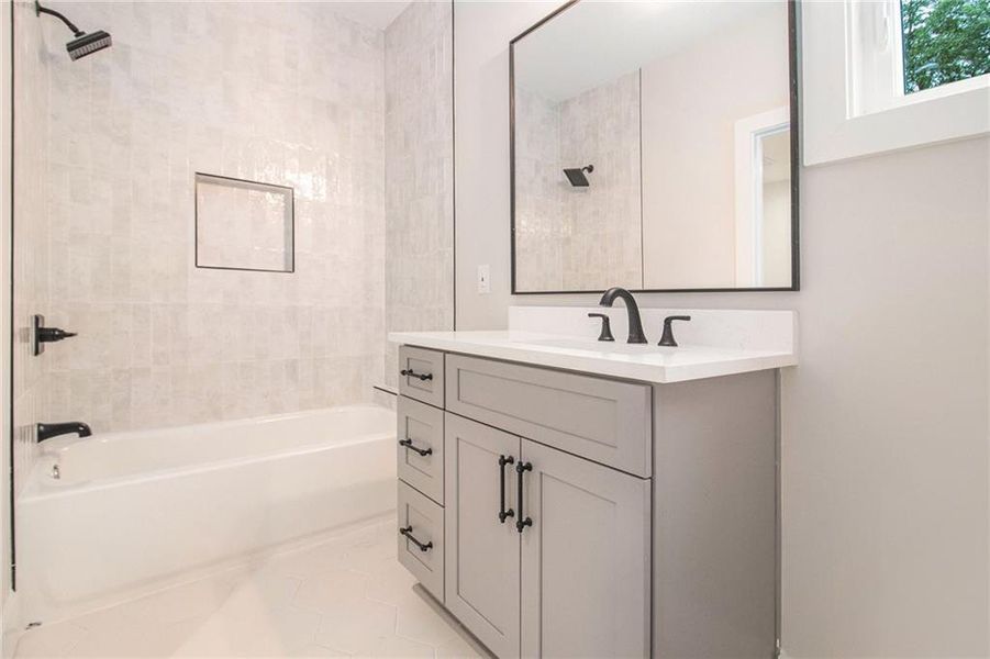 Furnished interior view inside a new home in , Atlanta (Image 10). Furnished interior view inside a new home in , Atlanta (Image 10).