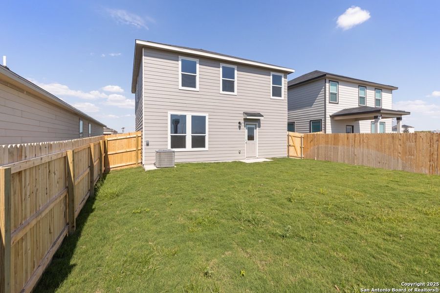 Exterior details and patio area of a home in Legend Heights, New Braunfels (Image 2). Exterior details and patio area of a home in Legend Heights, New Braunfels (Image 2).