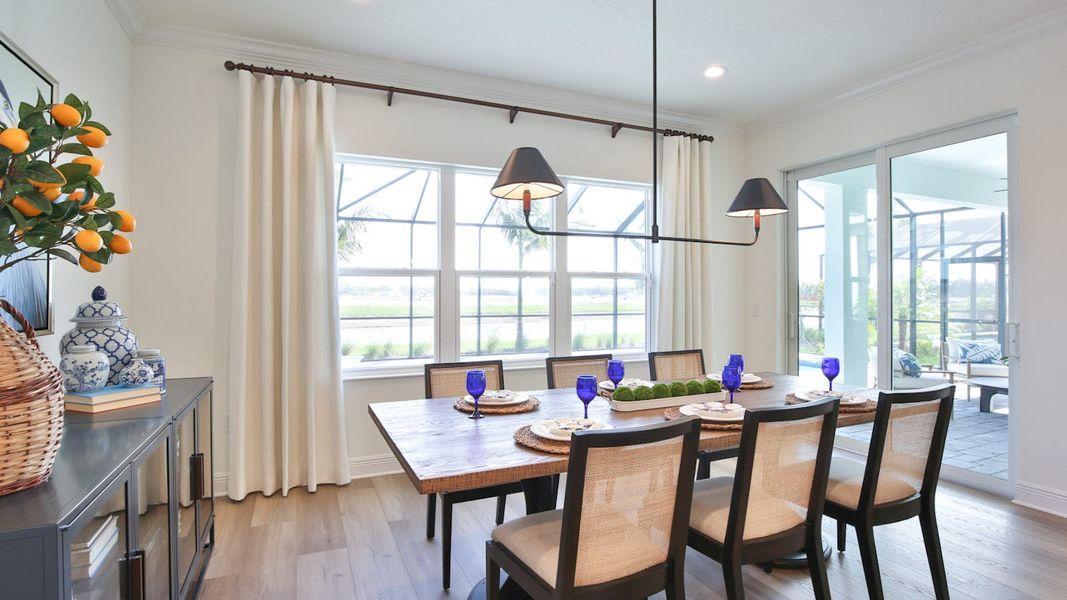 Furnished interior view inside a new home in Palm Grove, Lakewood Ranch (Image 51).