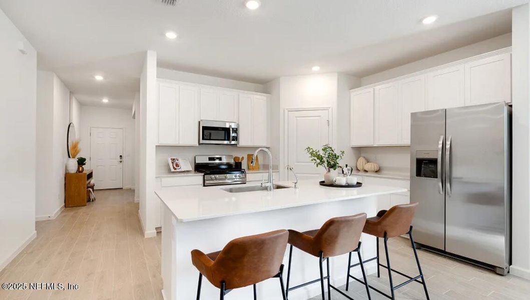 Furnished interior view inside a new home in Shearwater: Shearwater - Single Family, St. Augustine (Image 7).