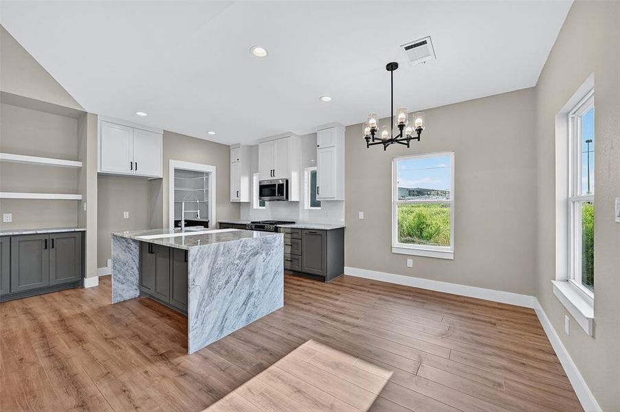 Furnished interior view inside a new home in , Sherman (Image 10).
