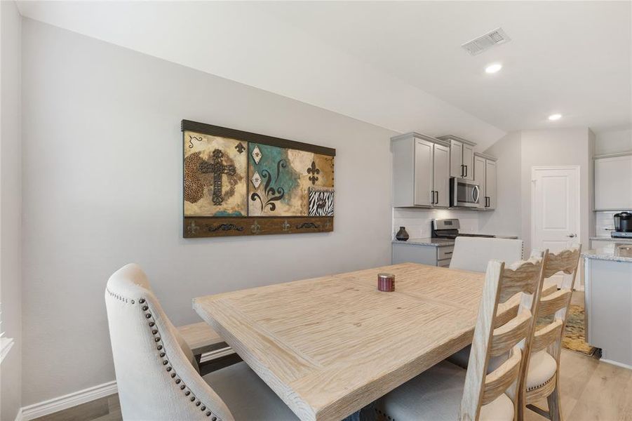 Furnished interior view inside a new home in , Aubrey (Image 11).